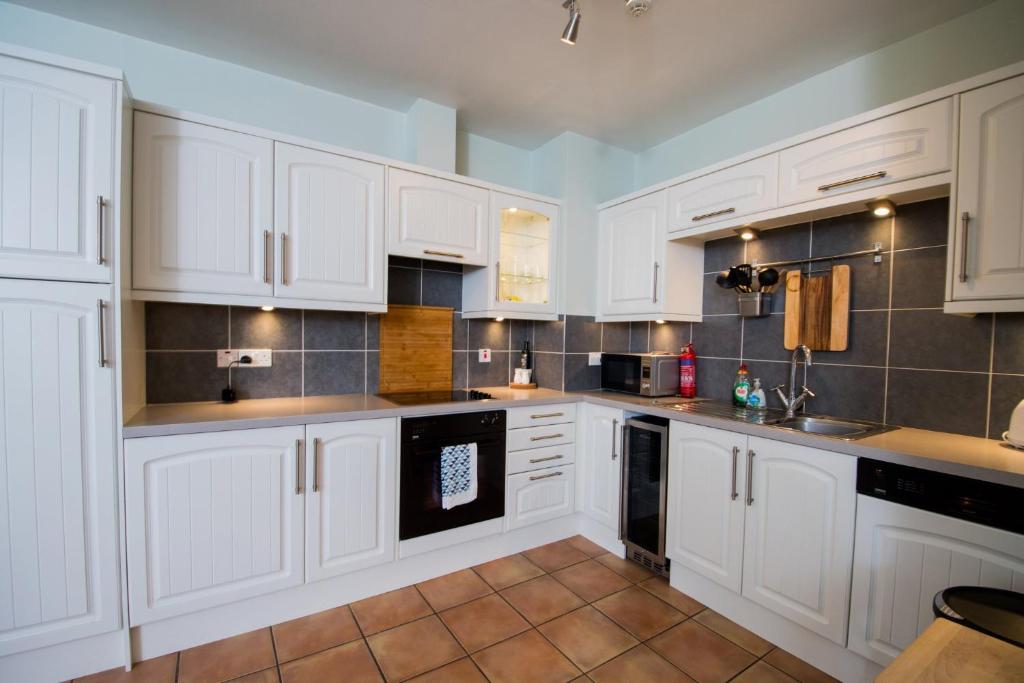 Kitchen in a self catering in donegal