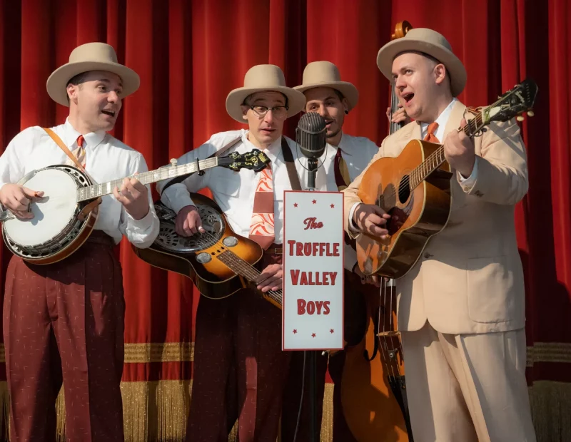Earagail Arts Festival 2025 2 The Truffle Valley boys at the earagail arts Festival