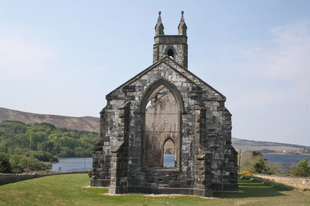 Old church near mount errigal